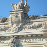 Un détail du fronton du Musée d'Orsay