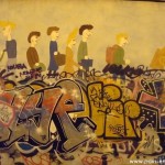 Un graffiti mural, rue Bouvier