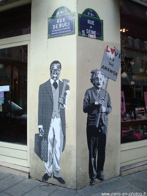 graffiti Armstrong Einstein