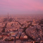 Paris sous le soleil levant