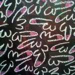 papier peint bites Haring